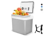 YOPOWER 12V Car Refrigerator 24 Liter Gray