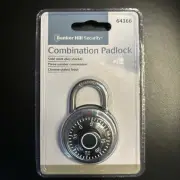 Combination Padlock Bunker Hill Security Work Gym School New
