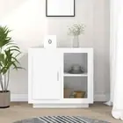 NNEVL Sideboard White 80x40x75 cm