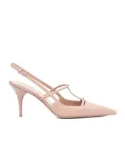 75mm Rockstud Wispy slingback pumps 40 Nude
