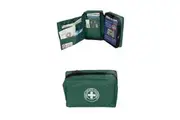 Green 22pc Emergency First Aid Kit Treatment Medical Travel/Camping/Hiking/Car