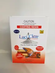LuciClear 750mL Epoxy COATING RESIN kit. Clear COATING RESIN