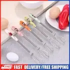 Handle Stainless Steel Hand Egg Beater Manual Egg Stirring Whisk Rotary Kitchen