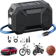 Tire Inflator Portable Air Compressor, 150 PSI Cordless Air Pump 12V DC Dual Pow
