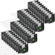 TZ-131 TZe-131 PT-D210 Compatible Label Maker Tape 12mm for Brother P-Touch 40PK