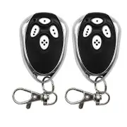2pcs Garage Gate Remote Control For Alutech At-4 Ar-1-500 An-motors At-4 Asg1000 At4 At 433mhz Rolling Code Black silver