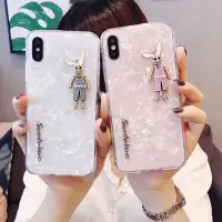 在飛比找Yahoo!奇摩拍賣優惠-三星手機殼 手機套 水鉆兔子適用于iphone11/6手機殼