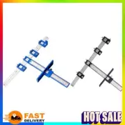 Hole Punch Jig Tool Center Drill Bit Guide Locator Wood Drilling Tool Rulers