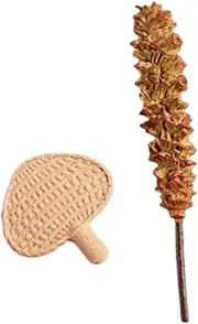 Miniature Dollhouse Cleaning Set Realistic 1:12 Dollhouse Scene Feather Duster Model for Micro Landscape