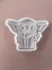 Baby Yoda Cookie Cutter & Embosser Stamps Set Kids TV