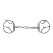 MYLER WESTERN DEE W/ 2 HOOKS SWEET IRON SNAFFLE WIDE BARREL BIT MB 02 89-19025