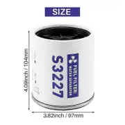 S3227 Outboard Marine Fuel Filter elements Fuel Water Separator Filter elements White