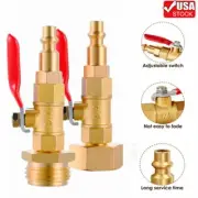 RV Winterize Blowout Adapter1/4"Male Connect Plug 3/4"Male GHT Thread Trailer US