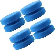 SWOOMEY 5Pcs Double Sided Polishing Sponges for Car Maintenance Waxing and Cleaning Tools for Kitchens and Bathrooms Extra Thick and Absorbent Blue