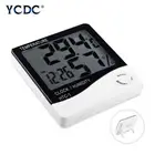 Clock Calendar Temperature Humidity Meter Display Time Humidity Thermometer 51F