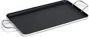 Imusa Double Burner Griddle Non-Stick 20-Inch, Black