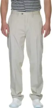 Nautica Classic-Fit Flat-Front Lightweight Beacon Pants True Stone-36x34