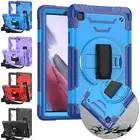 For Samsung Galaxy Tab A9 Plus/A9/A8/A7 Kickstand Heavy Duty Tablet Case Lanyard