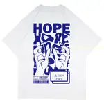 RIVERFLOW T 恤 DISTRO 男士 HOPE 白色棉質精梳 24 年代