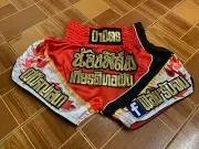 LUMPINEE BOXING SHORTS SPORT PANT RETRO S M L XL XXL MUAY THAI MMA JUNE09