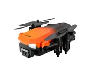 D03 1 Battery Mini Drone Aerial Photography 4k Dual Camera Positioning Aircraft Obstacle Avoidance Remote Control Aircraft-Orange
