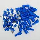 100Pcs! SPADE CRIMP TERMINALS Insulated Connectors Male & Female cable shoes
