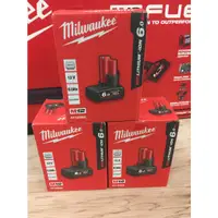 在飛比找蝦皮購物優惠-花電 MILWAUKEE 米沃奇 12V鋰電池 M12B6 