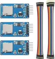 3Pcs Micro SD TF Card Adater Reader Module. Support Micro SD Card, Micro SDHC Card for Arduino UNO R3 MEGA 2560 Due
