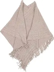 [HAPINARY] knitted shawl poncho cape shawl poncho sweater women shawl wrap sweater women poncho women shawl knit sweater pullover sweater winter shawl sweater Miss Fashion yarn coat