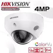Hikvision DS-2CD2547G2-LS 4MP ColorVu IP Mini Dome Camera PoE Built-in Mic 2.8mm
