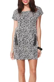 Cheetah Zip Dress--SS-6374