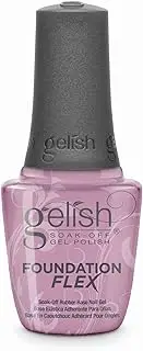 Gelish Gel Polish - Foundation Flex Soak-Off Rubber Nail Base Coat - Light Pink 15ml