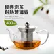 經典泡茶耐熱玻璃壺400cc(附濾網)