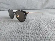 Thom Browne Flip Up Sunglasses TBS814 01 Matt Black & Gold 49-20