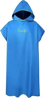 Wearable Bath Towel | Luxurious Adult Swimming Bathrobe | Fine Fiber Soft Absorbent Quick Drying Hooded Robe For Beach Swim