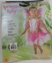 New Springtime Fairy Toddler Costume Years 1-2 U.S. Size 2-4T Sealed #882730