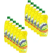12PK Sunlight Dishwash Lemon Scented Dishwashing Liquid Kitchen Cleaner 400ml