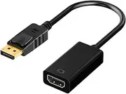 Display Port Adapter | Display Port Converter | 4K Cable Adapter PC Monitor Projector DP Converter for Projector Computer