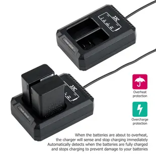 JJC USB電池充電器MH-32 適用於尼康EN-EL25相機電池 Nikon Z30 Z50 ZFC等相機