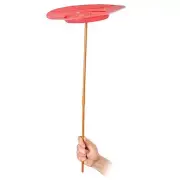 JUGGLING SPINNING PLATE W/STICK 1m Clown Juggle Stick Balancing Magic Trick