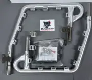 DG Alloy Nerf bars YFZ450 04-08 NEW Black Nets FAT BARS
