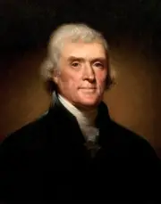 Thomas Jefferson Portrait Art Print 11"x14"