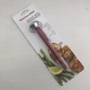 New KitchenAid Instant Read Thermometer Empire Red (HERA) 1" Dial Magnified Lens