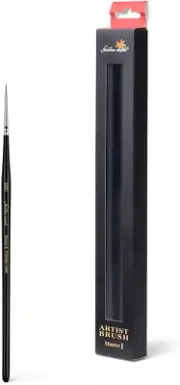 Kolinsky Sable Miniature Paint Brushes - Professional Artist Brush Size 000, Sma
