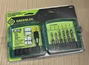 Greenlee Dtapkitm Drill/Tap/Countersink Set, Metric, 6 Pc
