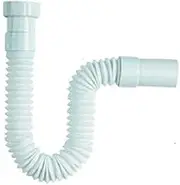 Waste Trap 1 1/2'' to 40/50mm - Universal - Flexi Waste - Bath - Sink - Flexible Pipe Connector