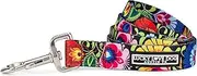 Lucky Love Dog Collars | Vivid Floral Girl or Boy Dog Leash Small to Medium Dogs - Blackbird, Small