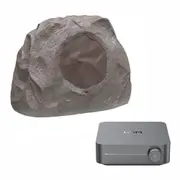 WiiM Hi-Res Streaming Amplifier w/ Secret Outdoor Garden Audio Speaker