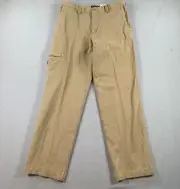 Dockers Smart Series Go To Cargo Pants Mens 31x30 Beige Khaki Tan Straight Flex
