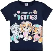 [PAW PATROL] Skye, Everst and Liberty T-Shirt 82239 Blue Size 116 6 Years, Blue, 116 cm